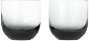 Tom Dixon Black Tank Whiskey Glasses Set, 200 mL