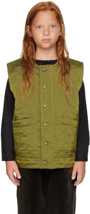 Wolf & Rita Enfant | Veste réversible Antero verte - Age of Togetherness