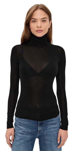 AGOLDE Pascale Turtleneck Black XL