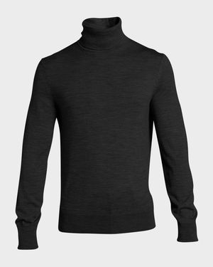 Men's Fine-Gauge Wool Turtleneck