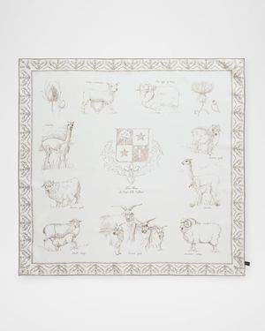 Le Origini Delle Eccellenze Silk Scarf