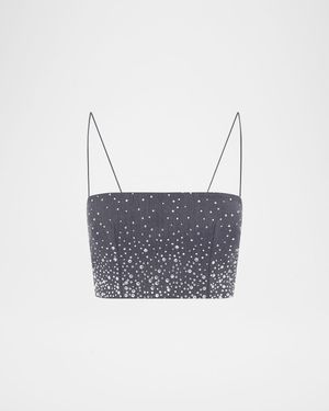 Degrade Crystal Suiting Crop Top