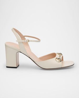 Lady Horsebit Leather Sandals