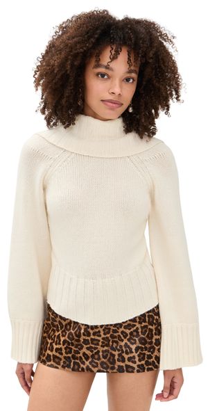 Cult Gaia Milika Sweater Off White XS