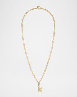The Puffy Initial Necklace