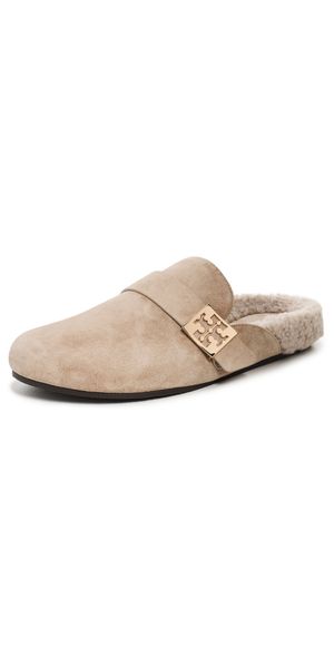 Tory Burch Mellow Sherpa Mules Noisette/Taupe 7