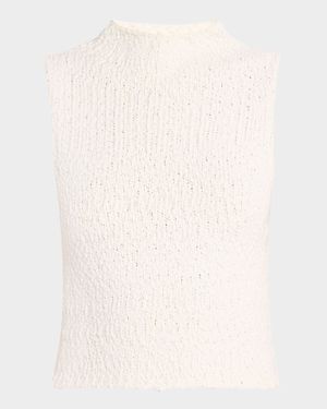 Atticus Roll-Neck Knit Tank Top