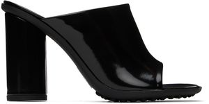 Bottega Veneta Black Atomic Heeled Sandals