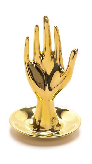 Jonathan Adler Hand Ring Holder Brass One Size