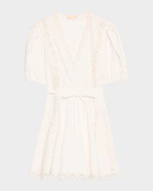 Camila Short-Sleeve Mini Dress