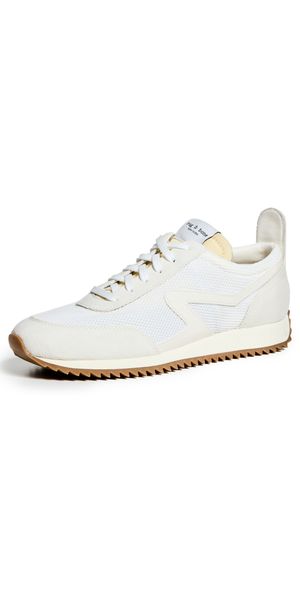rag & bone Retro Runner Mesh Sneakers Off White 36
