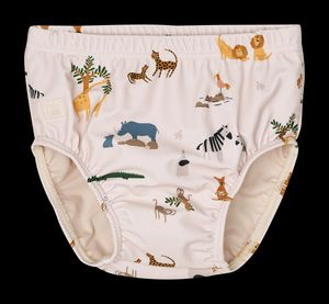 Liewood - Slip de bain imprimé - Taille 2A - Beige
