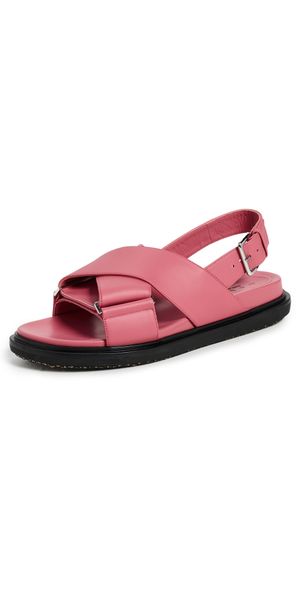 Marni Fb Criscross Sandals Camellia 39