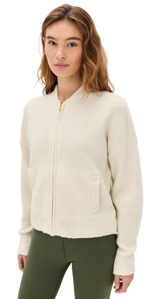 Rhone Westside Full Zip Cardigan Sand Stone M