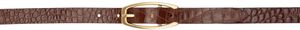 rag & bone Brown Mini League Belt