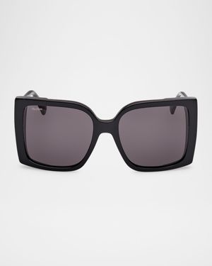 Hinge Acetate Square Sunglasses
