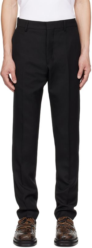 AMI Paris Pantalon-cigarette noir