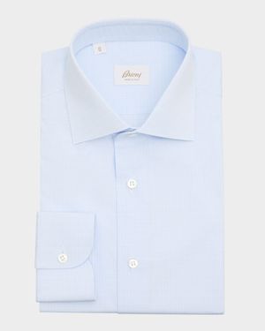 Men's Cotton Plaid Dress Shirt