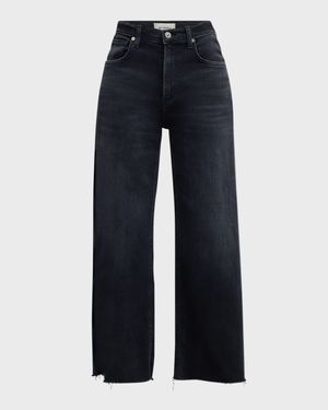 Lyra Wide-Leg Cropped Jeans