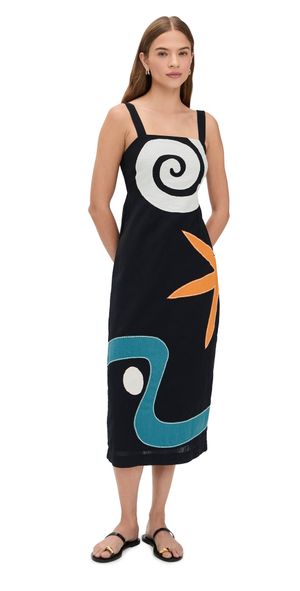 Cleobella Brie Midi Dress Black L