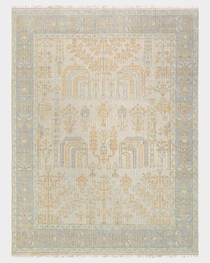 Ushak Hand-Knotted Rug, 6' x 9'