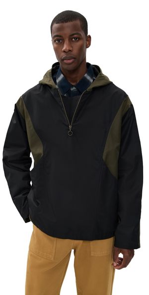 Nicholas Daley Rebel Smock Coat Black Olive L