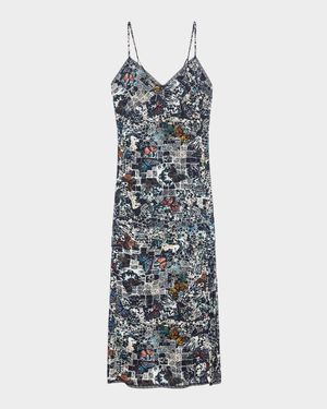 Ramelil Soft Butterflies Maxi Dress