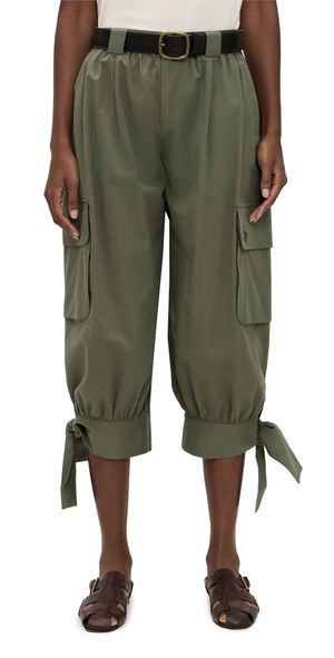 Sea Miles Workwear Belted Bubble Pants Army XS