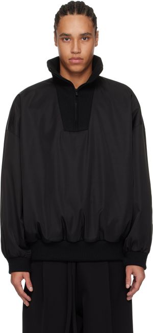 Fear of God Black Nylon Wool High Jacket