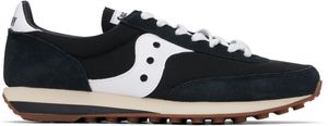 Saucony Baskets Trainer 80 noir et blanc