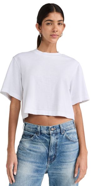 Cotton Citizen The Tokyo Crop Tee White L