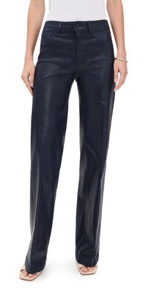 L'AGENCE Clayton Wide Leg Jeans Deep Midnight Coated 26