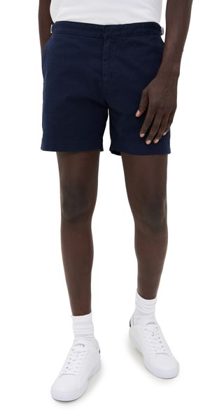 Orlebar Brown Bulldog Stretch-Cotton Shorts 5.5 Dark Navy 34