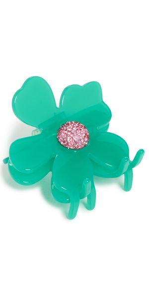 Lele Sadoughi Lily Claw Clip Turquoise Sea One Size