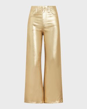 The Mia Crop Foil Jeans