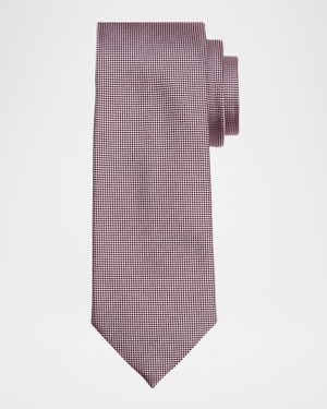 Men's Tic-Weave Silk Tie