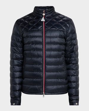 Men's Quilted Nylon Jacket