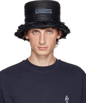 JACQUEMUS Black La Casa 'Le bob Bacino' Hat