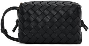 Bottega Veneta Black Mini Loop Camera Bag