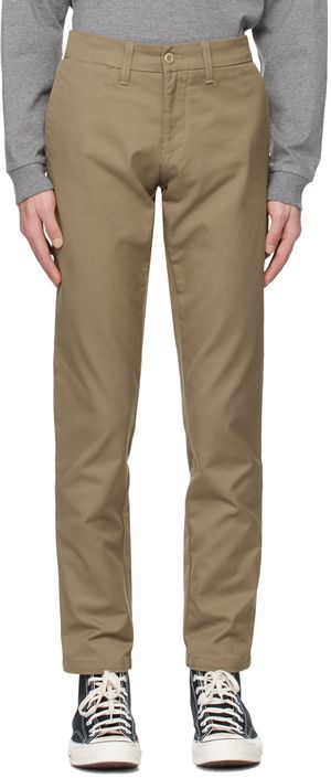 Carhartt Work In Progress Taupe Sid Trousers