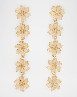 Cherry Blossom 5-Drop Earrings