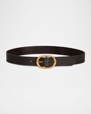 Wide Leather Belt