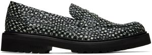 VINNY’s Black & White Richee Loafers