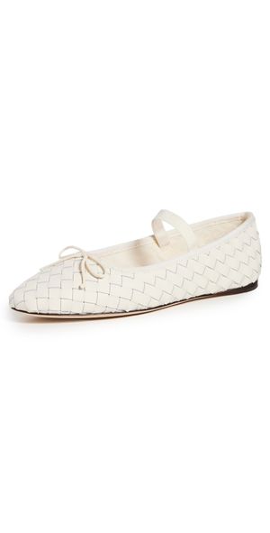 Loeffler Randall Leonie Soft Ballet Flats Cream 7