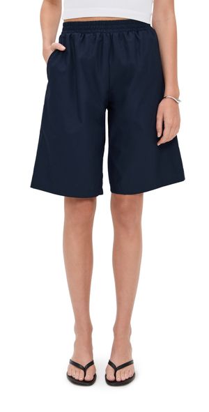 LE BOP Frances Bermuda Shorts White L