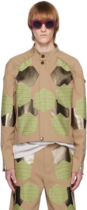 Kiko Kostadinov Beige Danh Jacket