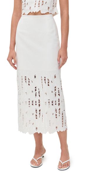 Sabina Musayev Aspen Skirt Off White L