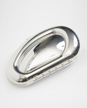 Luna Oval Clutch Bag