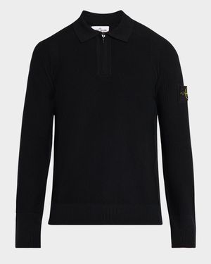 Men's Knit Quarter-Zip Sweater