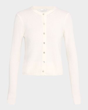 Crewneck Bouclé Cardigan